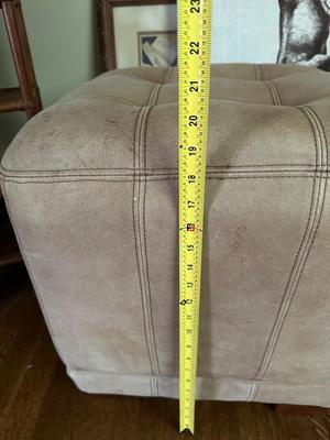 Ottoman with Tufted Button Accents (See Details)