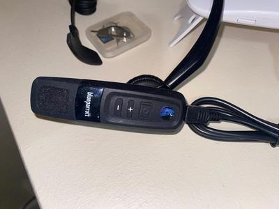 BLUE PARROT BLUETOOTH HEADSET, TRAVEL UV SANITIZER & MORE