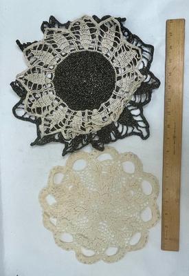 Pair of Vintage Round Doilies