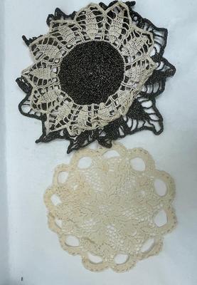 Pair of Vintage Round Doilies