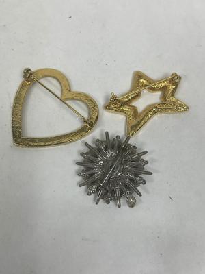 Lot of 3 brooch Pins