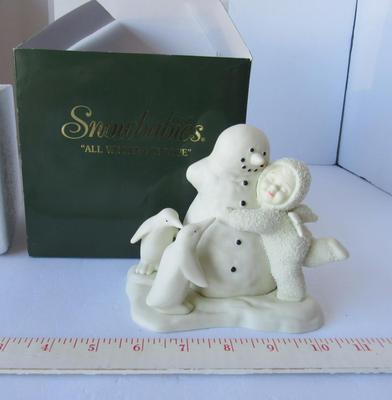 Nice Older Dept 56 Snowbabies "All We Need is Love"