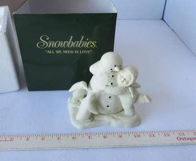 Nice Older Dept 56 Snowbabies "All We Need is Love"