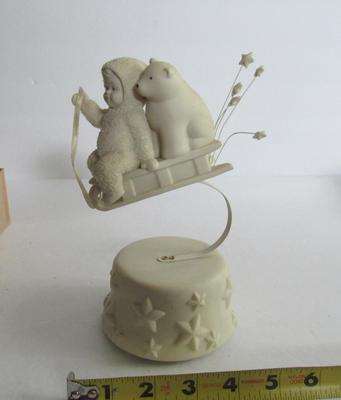 Older Dept 56 Snowbabies Music Box: "Sliding Through the Milky Way"