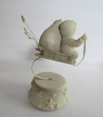 Older Dept 56 Snowbabies Music Box: "Sliding Through the Milky Way"