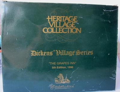 Older Dept 56 Dicken's Village House: "The Grapes Inn"