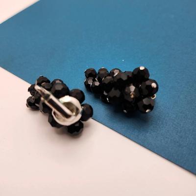 Black Glass Bead Set