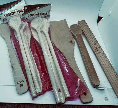 Wood Cooking Tool Lot
