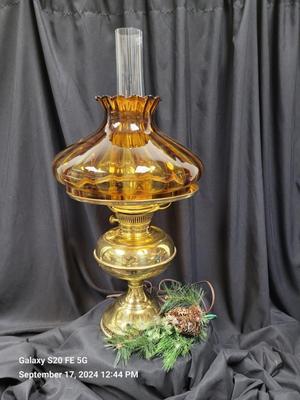 Brass Aladdin Style Vintage Lamp
