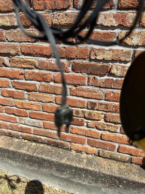 Mid Century Yellow Orbiter Floor Lamp (See Details)
