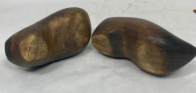 Vintage Children's Carved Wooden Clogs