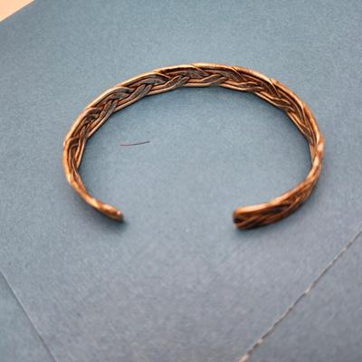 Braided 925 bangle