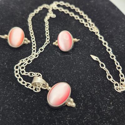 Pink Cat's Eye 3 piece set