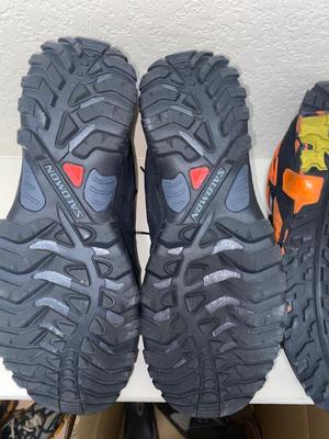 MEN'S SALEWA TRAIL RUN AND SALOMON SNOW BOOTS SIZE 11