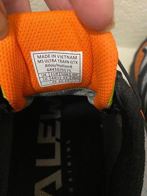 MEN'S SALEWA TRAIL RUN AND SALOMON SNOW BOOTS SIZE 11