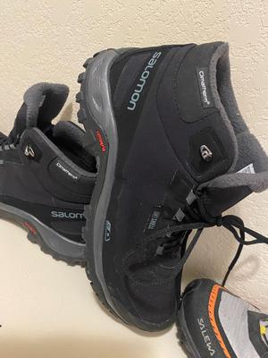 MEN'S SALEWA TRAIL RUN AND SALOMON SNOW BOOTS SIZE 11