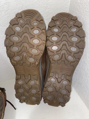 LIKE NEW MEN'S MERRELL HIKING BOOTS AND COMFY SLIP ONS