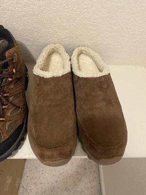 LIKE NEW MEN'S MERRELL HIKING BOOTS AND COMFY SLIP ONS