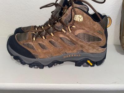 LIKE NEW MEN'S MERRELL HIKING BOOTS AND COMFY SLIP ONS
