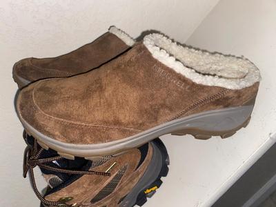 LIKE NEW MEN'S MERRELL HIKING BOOTS AND COMFY SLIP ONS