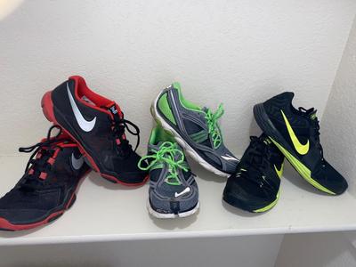 MEN’S NIKE CROSS TRAINERS AND BROOK’S TENNIS SHOES