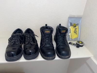 MENS DR. MARTINS AND SKECHERS SIZE 11 SHOES