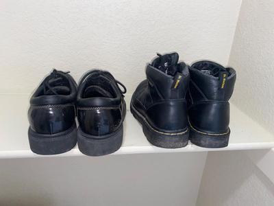 MENS DR. MARTINS AND SKECHERS SIZE 11 SHOES