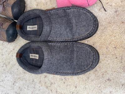 KEENS, MERREL’S, DEARFOAM SLIPPERS AND OH YES RALPHIES PINK BUNNY SLIPPERS