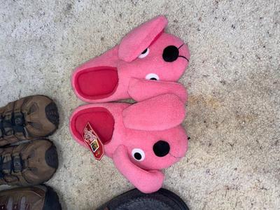 KEENS, MERREL’S, DEARFOAM SLIPPERS AND OH YES RALPHIES PINK BUNNY SLIPPERS