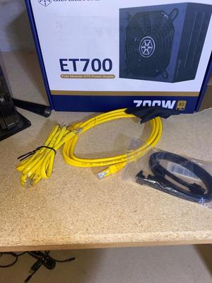 ET700 FULLY MODULE ATX POWER SUPPLY, D-LINK ROUTER,UNIVERSAL TV STAND & MORE