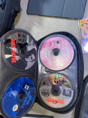 SEVERAL PC GAMES, START-UP DISCS, A PANASONIC CAMERA, TRIPOD AND MORE