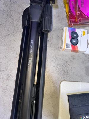 SEVERAL PC GAMES, START-UP DISCS, A PANASONIC CAMERA, TRIPOD AND MORE