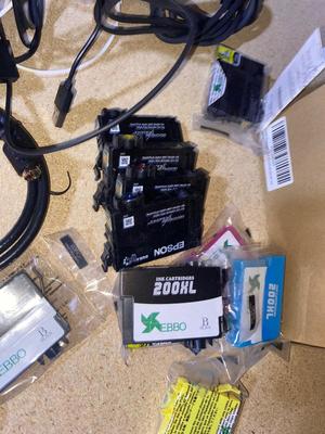 PRINTER CARTRIDGES, HARDWARE FOR DIFFERENT ELECTRONICS AND MORE
