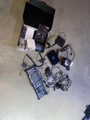 KEYBOARD, ROUTER AND VARIETY OF OTHER ELECTRONICS ITEMS