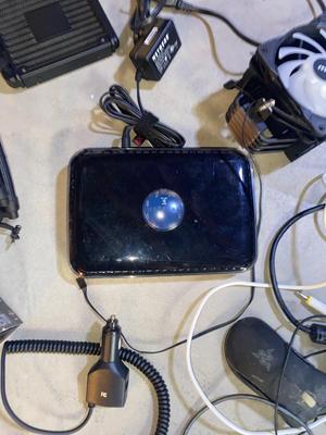 KEYBOARD, ROUTER AND VARIETY OF OTHER ELECTRONICS ITEMS