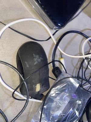 KEYBOARD, ROUTER AND VARIETY OF OTHER ELECTRONICS ITEMS