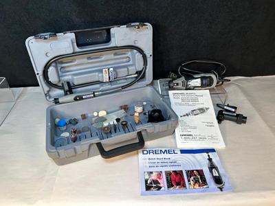 Lot 3 Dremel MultiPro Tool with Accessories and Case