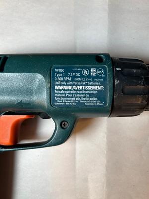 Black & Decker Cordless Drill and Screwdriver & Bit Set