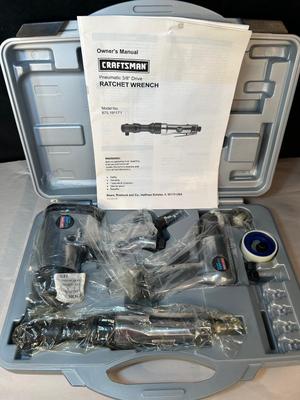 Lot 8. Craftsman Pneumatic Tool Set