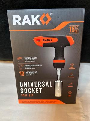 Lot 13. Universal Socket Tool Set. 15 pcs