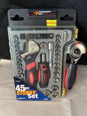 Lot 15. 45 pc Stubby Tool Set