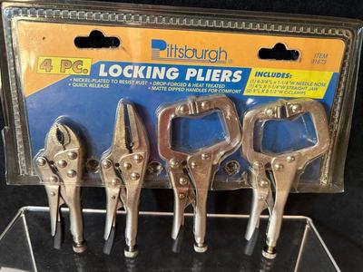 Lot 20. Asst'd Wrenches and Locking Pliers Set