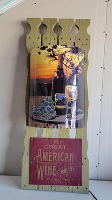 Light Up Great American Wine Sign