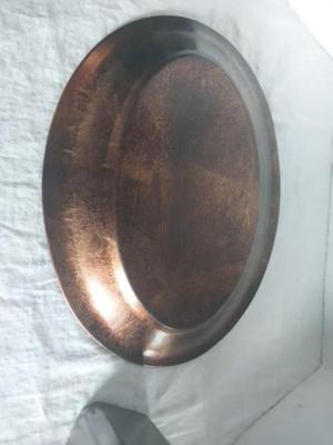 DECRO BOTTLE AND OVAL PLATTER