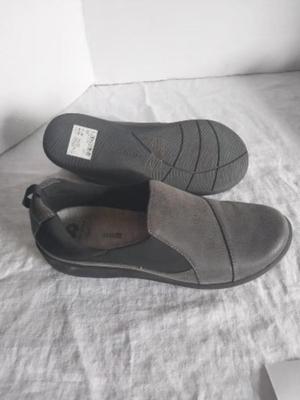 TWO PAIRS BLACK SLIP-ON SHOES