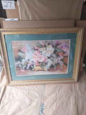 GOLD FRAMED FLORALPICTURE
