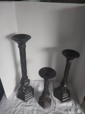 THREE SET OF NICE CANDLE HOLDERS