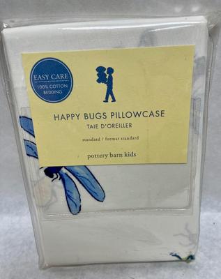 Happy Bugs Standard Pillow Case from Pottery Barn Kids