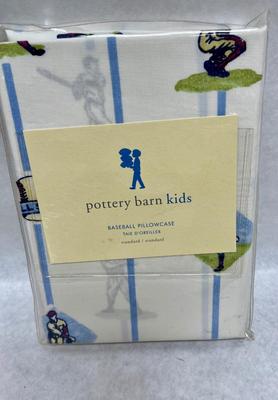 Baseball Themed Standard Pillowcase by Pottery Barn Kids
