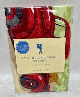 Retro Red Truck Pillowcase from Pottery Barn Kids